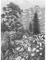 Isidore Leroy Carta da parati panoramica Firone Grisaille - Panel A