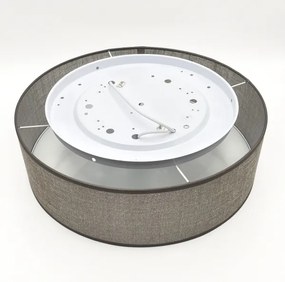 Plafoniera SIRJA 2xE27/15W/230V Ø 45 cm marrone