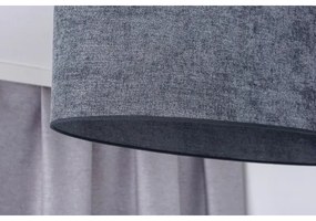 Duolla - Lampadario a sospensione con filo OVAL 1xE27/15W/230V grigio