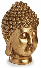 Statua Decorativa Buddha Testa Dorato 14 x 26 x 17 cm (4 Unità)