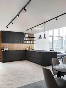 Faretto in alluminio colore nero per binario trifase 1 luce attacco...