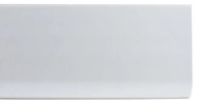 Battiscopa Espi in pvc bianco Sp 14 mm x H 8 x L 200 cm, 10 pezzi / 20 m