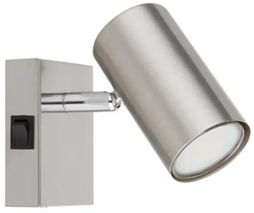 Globo 57911-1 - Faretto da parete ROBBY 1xGU10/25W/230V cromo opaco