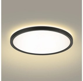 Brilagi - Lampada LED da bagno ULTRA SLIM LED/24W/230V diametro 42 cm nero IP54