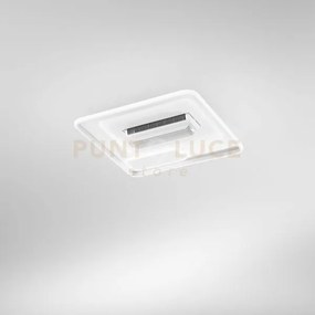 Plafoniera led ventilatore invisibile 48w 4800 lumen bianco 50x50x1...