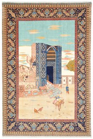 Tabriz Tappeto 140x210 (Iran) Annodato A Mano