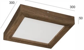Brilagi-LED Lampada dimmerabile WOODY FRAME LED/24W/230V quercia 30x30 cm IP44 +