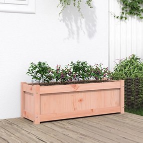 Fioriera Da Giardino 90x31x31 Cm İn Legno Massello Di Douglas /