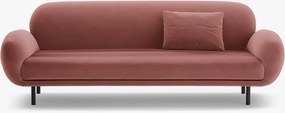 Divano Poppy 3 posti in velluto – 208x72x82 cm