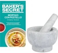 Mortaio con pestello in marmo Baker's Secret