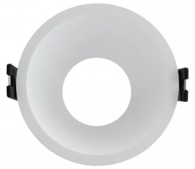 Faretto da Incasso Rotondo Fisso Bianco, Foro Ø85mm in Policarbonato per GU10 Colore del corpo Bianco