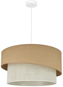 Brilagi - Lampadario a sospensione con filo SHINE 1xE27/15W/230V diametro 50 cm beige/color crema