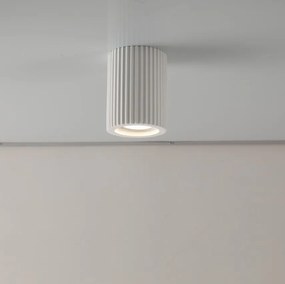 Plafoniera LED GU10 e GU5.3 in Gesso Pitturabile Rotonda Ø70x90mm