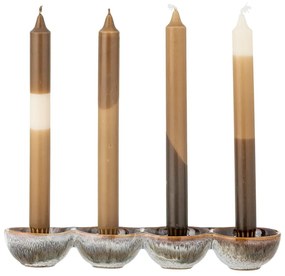 Portacandela in gres per avvento Kalia – Bloomingville