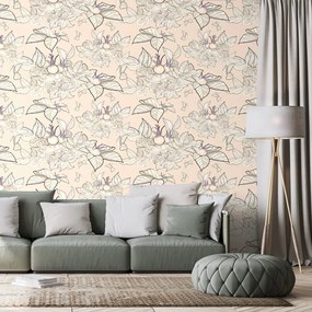 Carta da parati – Giardino con tocco autunnale