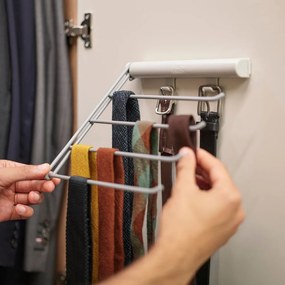 Portacravatte e portacinture in metallo Orderly - Joseph Joseph