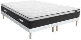 Set Art Collection di DREAMEA: Rete + Materasso ibrido molle insacchettate e memory YSMÉE 180 x 200 cm