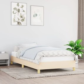 Giroletto Senza Materasso Crema 90x200 Cm İn Tessuto /