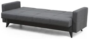 Divano letto 3 posti KORFU grigio scuro