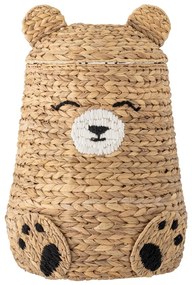 Cesto per bambini in giacinto d'acqua di colore naturale ø 40x57 cm Timone - Bloomingville Mini