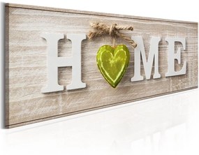 Quadro Home  Green  Colore Beige, Dimensioni e Misure 120x40