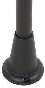 Lampada da terra per esterni industriale nera 100 cm IP44 - Charlois