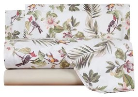 Completo Lenzuola in Percalle Exotica Matrimoniale - 250X290