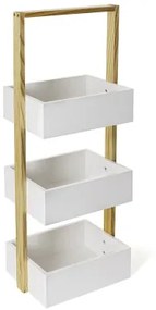 Scaffale Quid Sira Bianco Legno 25,6 x 18,4 x 67 cm