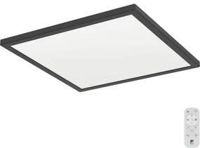 Eglo 901456 - Lampada LED dimmerabile da esterno ROVITO-R 17,6W/230V 39x39cm IP44 nero + +TC