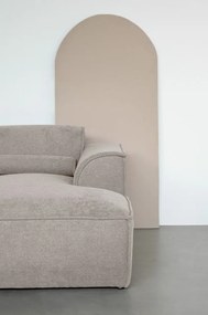 Divano componibile beige (con penisola a destra) Flex Felix – Miuform