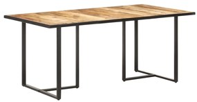 Tavolo da Pranzo 180 cm in Legno di Mango Grezzo