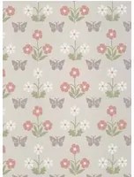 Little Greene Tapete Burges Butterfly - French Grey