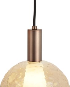 Lampada a sospensione di design bronzo scuro 3 luci - Ard