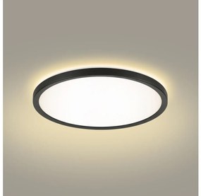 Brilagi - Lampada LED da bagno ULTRA SLIM LED/12W/230V diametro 22,5 cm nero IP54
