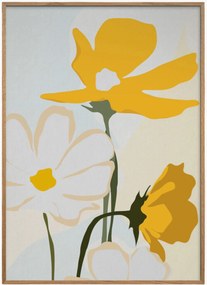 Stampa digitale incorniciata Yellow Flowers