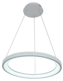 Brilagi - Lampadario a sospensione LED dimmerabile FALCON SLIM LED/42W/230V Ø 50 cm bianco + telecomando