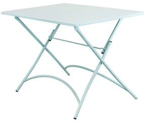 ROMANUS - tavolo in acciaio pieghevole da esterno