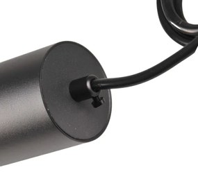 Lampadario su filo per sistema a binario MARIBEL 3xGU10/10W/230V + 1 m rotaia sistema