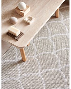 Tappeto da interno/esterno color crema 70x50 cm Kotte Linen – Pappelina