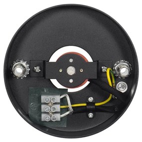 Applique da soffitto per lampade AR111 Fissa Nera