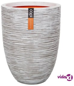 Capi Vaso Nature Rib Elegante Basso 36x47 cm Avorio KOFI782