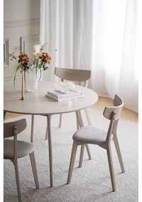 Sedia da pranzo in colore beige-naturale Ami - Rowico