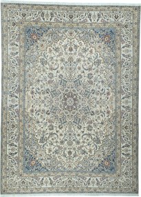 Nain Tappeto 420x310 Beige (Iran) Annodato A Mano