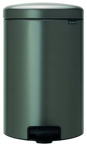 Pattumiera New Icon BRABANTIA a pedale grigio platino 20 L