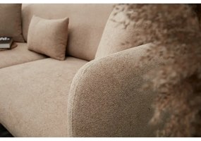 Divano angolare beige (con penisola a sinistra/con chaise lounge) Simena – Balcab Home