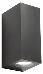 Redo 90152 - Applique da esterno PUNTA 2xGU10/7W/230V IP44