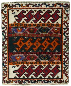 Shiraz Tappeto persiano 50x70 Rosso (Iran) Annodato A Mano