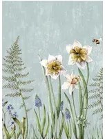 Rebel Walls Carta da parati panoramica Bumblebee - Light Blue
