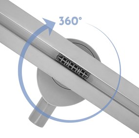 Canalina di scarico Rea FILO Nickel Brush 70