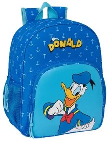 Zaino Scuola Donald Azzurro 32 X 38 X 12 cm